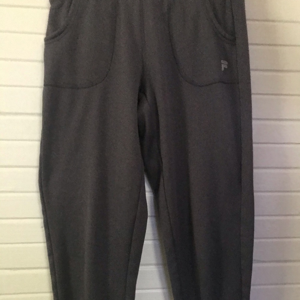 Girls Gray FILA Joggers (10-12)